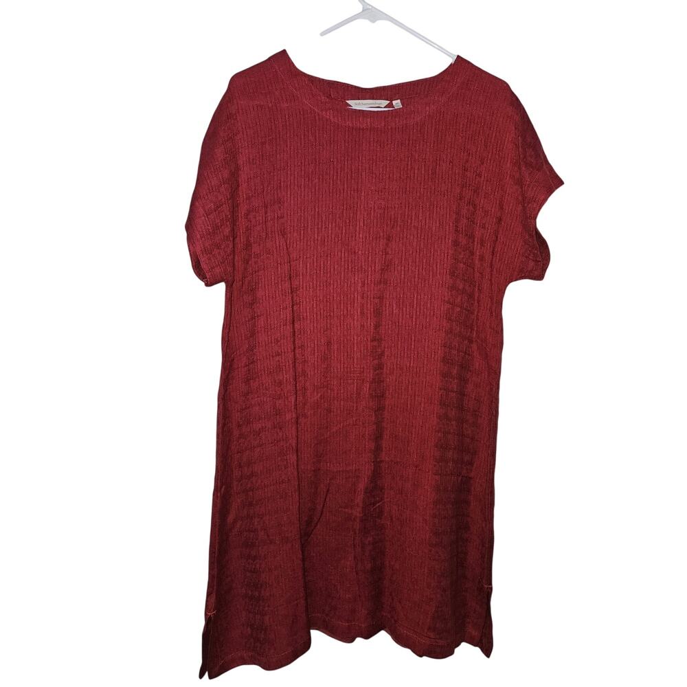 Soft Surroundings Red Midi Dress